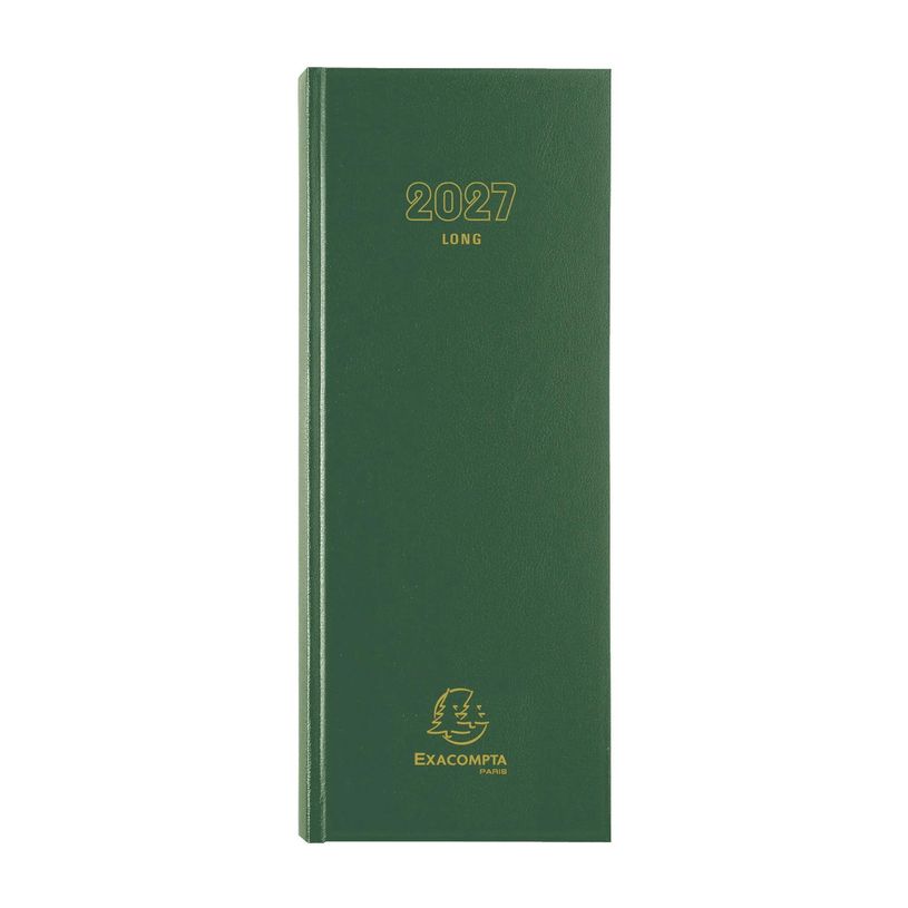 3660942007733-Agenda de bureau Long - Euros et Cents - 1 jour par page - 13,5 x 34 cm - disponible dans différentes cou--2