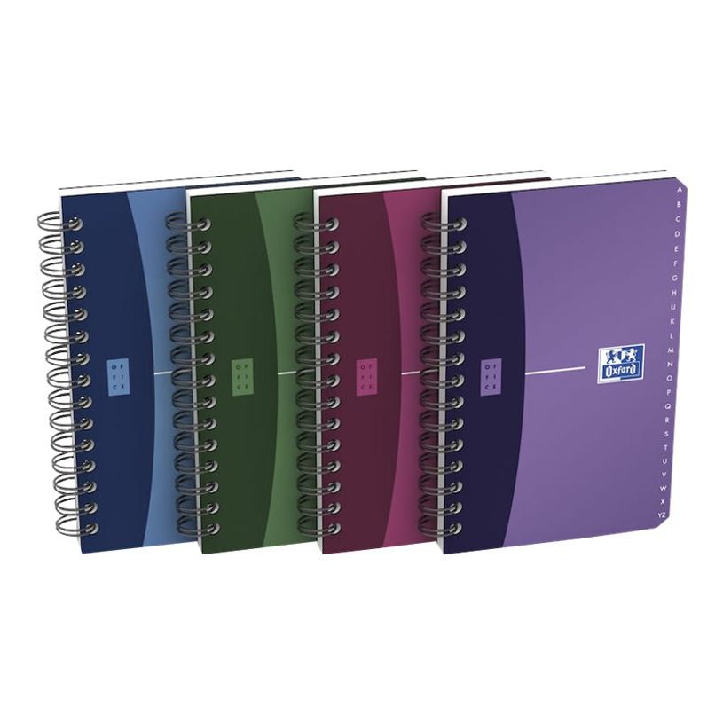 3020120024806-Oxford Office Urban Mix - Répertoire à spirale 9 x 14 cm - 180 pages - petits carreaux (5x5 mm) - disponib-P_10982532_6-5
