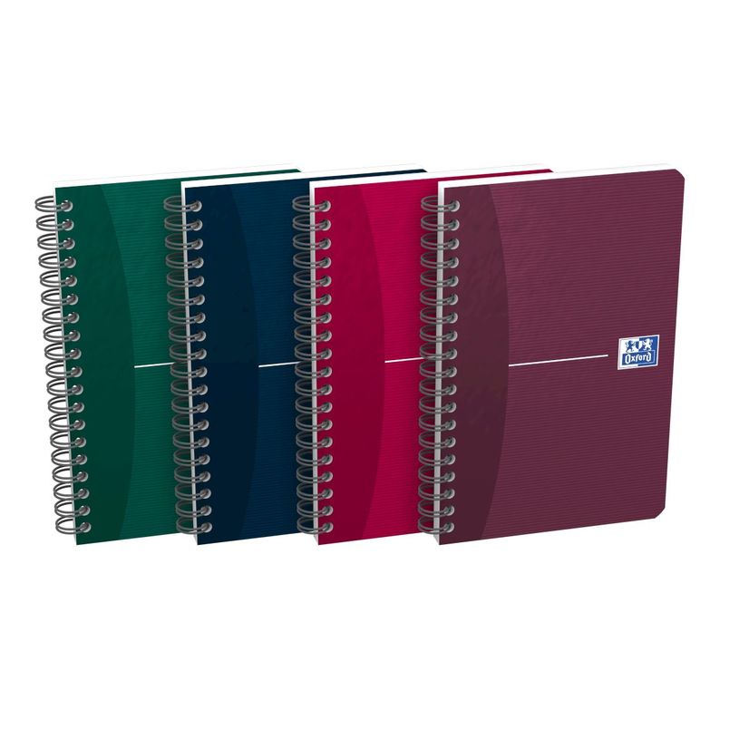 3020120022635-Oxford Office Essentials - Carnet à spirale 11 x 17 cm - 180 pages - petits carreaux (5x5 mm) - disponible dans diff--0