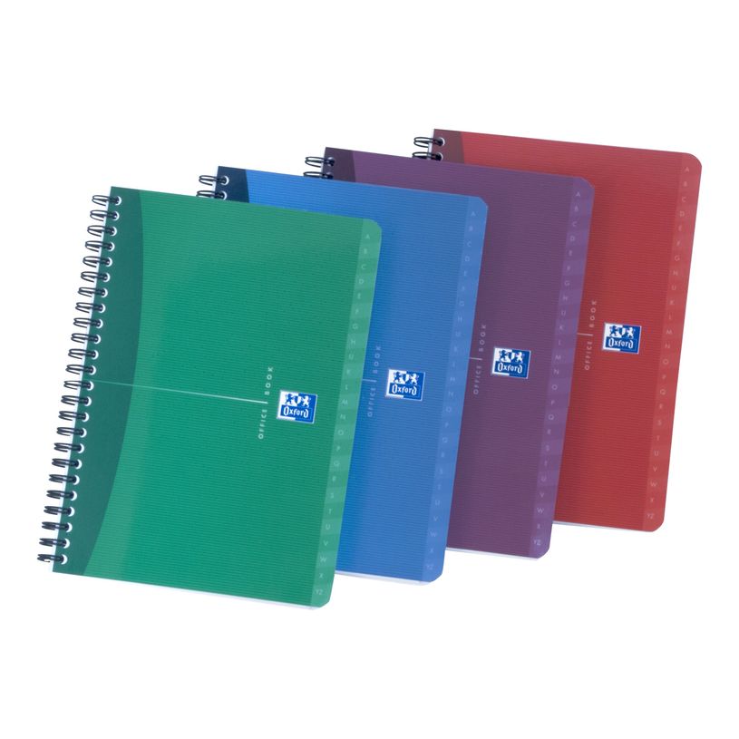 3020120022833-Oxford - Répertoire à spirale A5 - 180 pages - ligné - disponible dans différentes coul-P_10983874_2-0