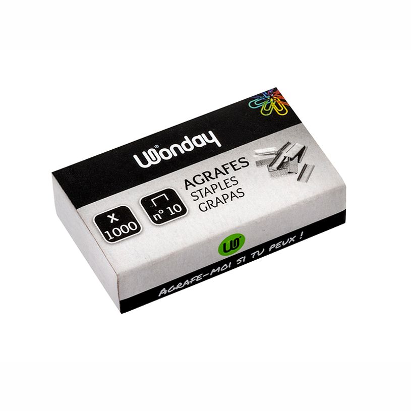 3457701101111-Wonday - Boîte de 1000 Agrafes N°10 - jusqu'à 15 feuilles-P_110111_1-0