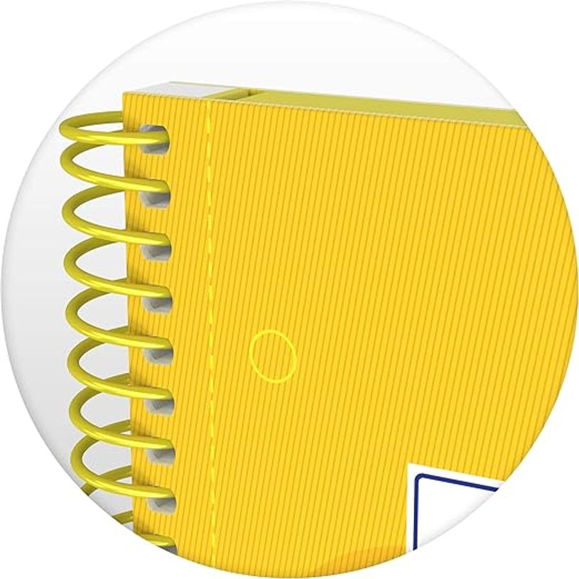 8412771083014-Oxford European Book 1 - Cahier à spirale A4+ - 160 pages - petits carreaux (5x5 cm) - jaune--2