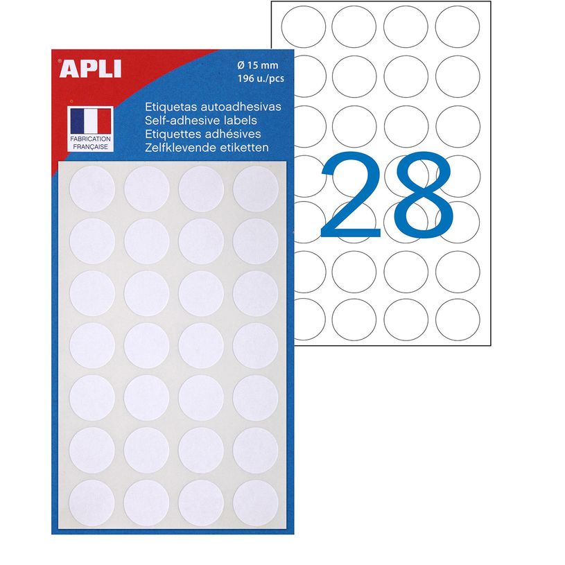 3270241118407-Apli Agipa - 196 Pastilles adhésives - blanc - diamètre 15 mm - réf 111840-P_111870_1-0