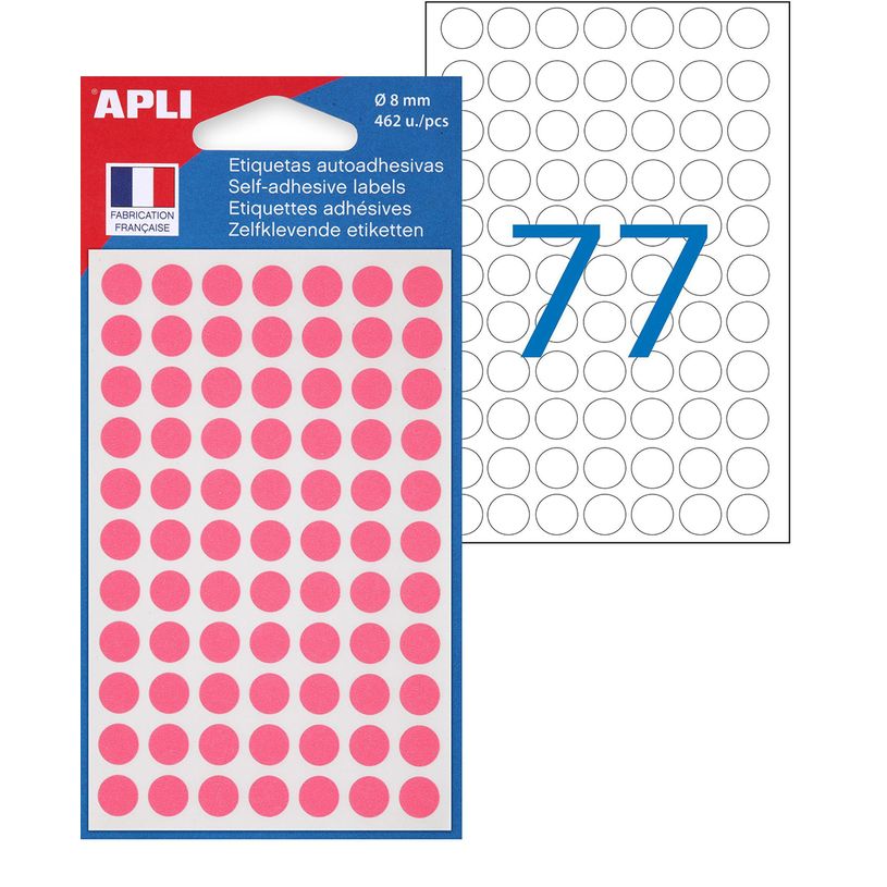 3270241118384-Apli Agipa - 462 Pastilles adhésives - rose - diamètre 8 mm - réf 111838-P_111888_1-0