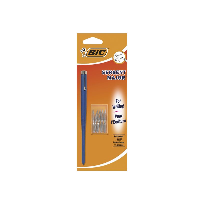3270220029267-BIC Sergent Major - Porte plume avec 6 plumes - disponible dans différentes couleurs-P_1123500_1-4