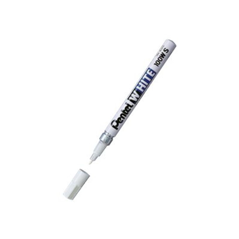 3474370113238-Pentel - Marqueur peinture - pointe fine - blanc-P_113238_1-0