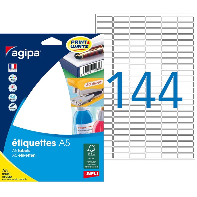 3270241140170-Apli Agipa - Etui A5 - 2304 Étiquettes blanches multi-usages - 8 x 20 mm - coins arrondis - -P_114017_1-0