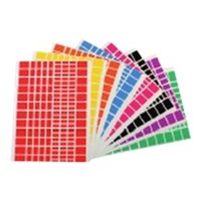 3270241192216-Apli - 10 feuilles gommettes rectangles - coloris assortis-P_119221_1-0