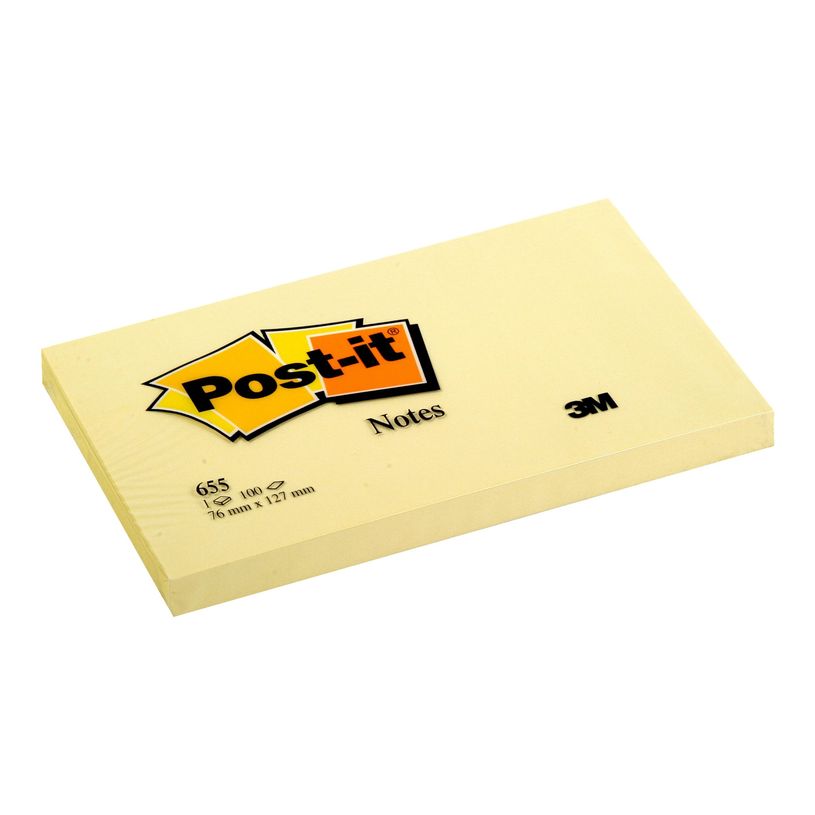 4064035065867-Post-it - 12 blocs notes 100 feuilles - jaune - 76 x 127 mm-P_1223617_1-0
