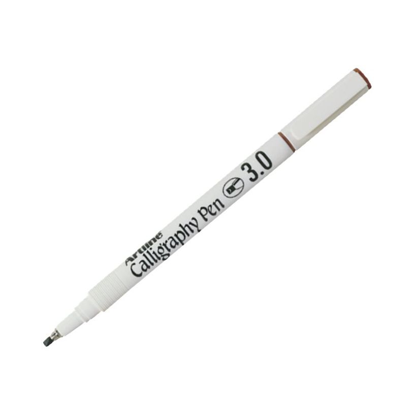 4549441007002-Artline - Marqueur permanent Calligraphie - pointre fibre moyenne - bleu-P_127402_1-0