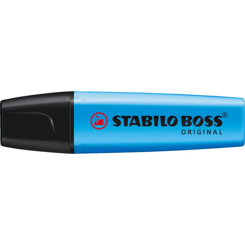 4006381333634-STABILO BOSS ORIGINAL - Surligneur fluo - bleu--0