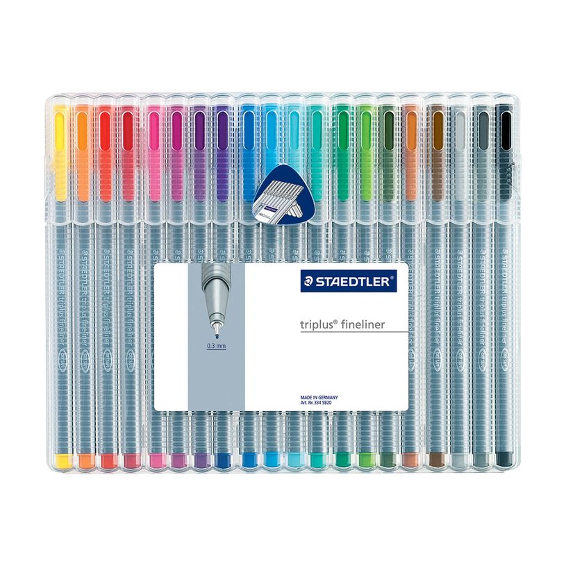 4007817334102-STAEDTLER triplus 334 - Pack de 20 feutres fins - 0.3 mm - couleurs assorties-P_133420_2-2