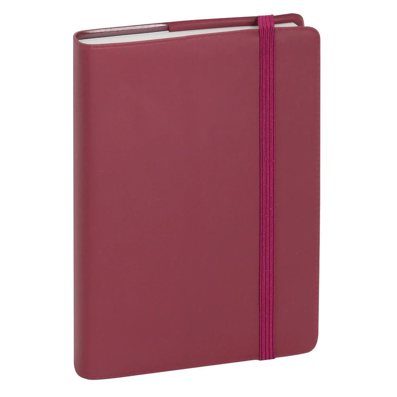 3660942004756-Agenda de poche à élastique Journal 13 - 1 jour par page quadrillé - 8,5 x 13 cm - disponible dans différentes cou--1