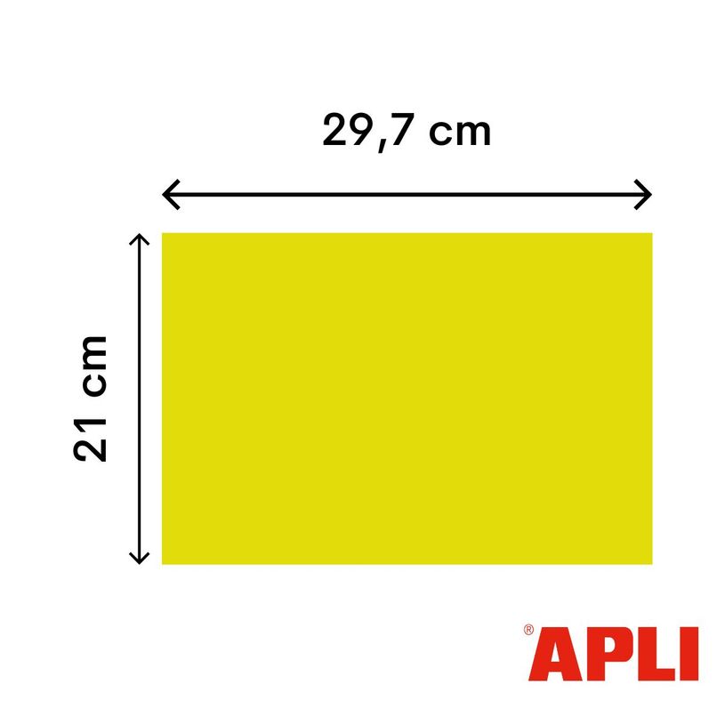 3270241409109-Apli Agipa - 10 cartons fluo effaçables - A4 - 780 g/m²--2