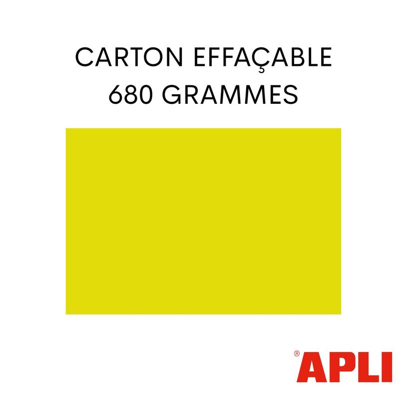 3270241409109-Apli Agipa - 10 cartons fluo effaçables - A4 - 780 g/m²--3