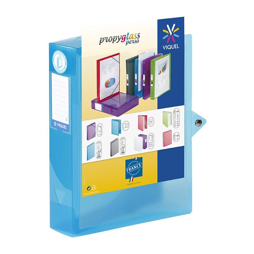 3135251421391-Viquel Propyglass - Boîte de classement personnalisable - dos 60 mm - disponible dans diff-P_14213903_3-2