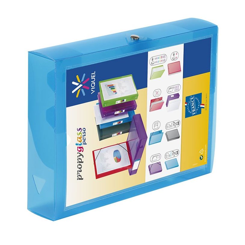 3135251421391-Viquel Propyglass - Boîte de classement personnalisable - dos 60 mm - disponible dans diff-P_14213903_4-3