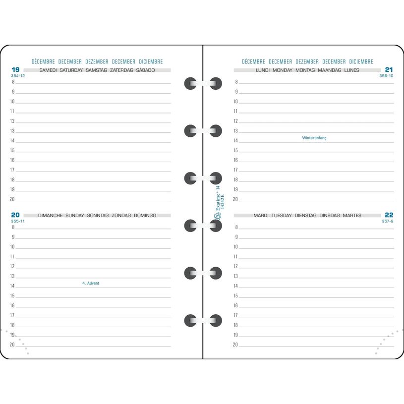 3660942004978-Exacompta Exatime 14 - Recharge pour organiseur - 2 jours par page - 8,1 x 12,6 cm--0