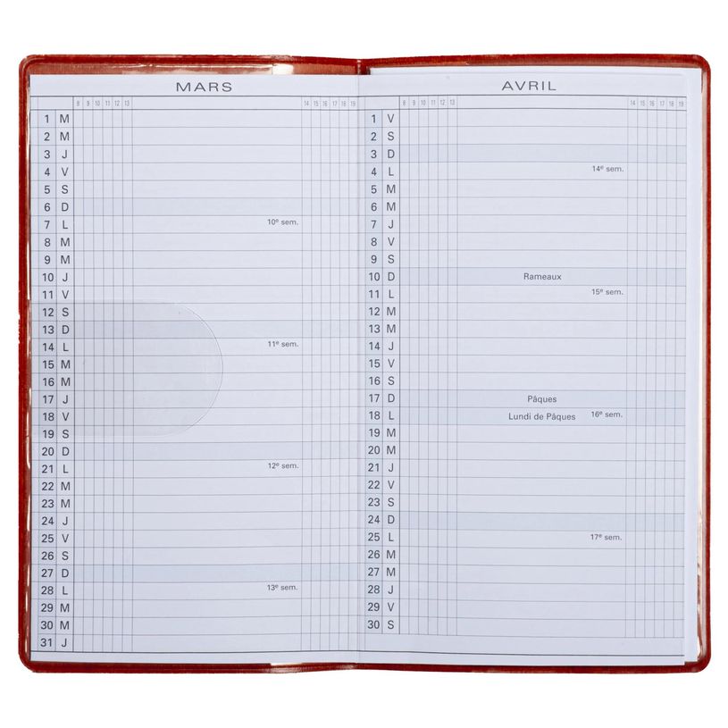 3660942001755-Agenda planning accordéon Winner Exaplan 16 - 1 mois par page - 9 x 16 cm - disponible dans différentes cou--5