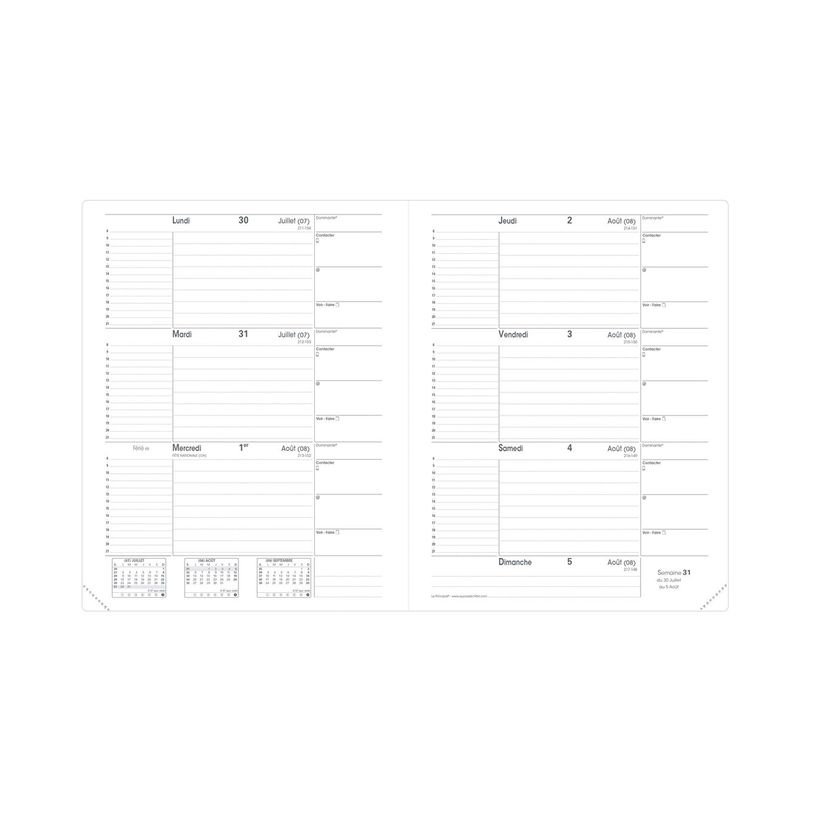 3371010129263-Agenda Impala Le Principal - 1 semaine sur 2 pages - 18 x 24 cm - disponible dans différente-P_164104_2-1