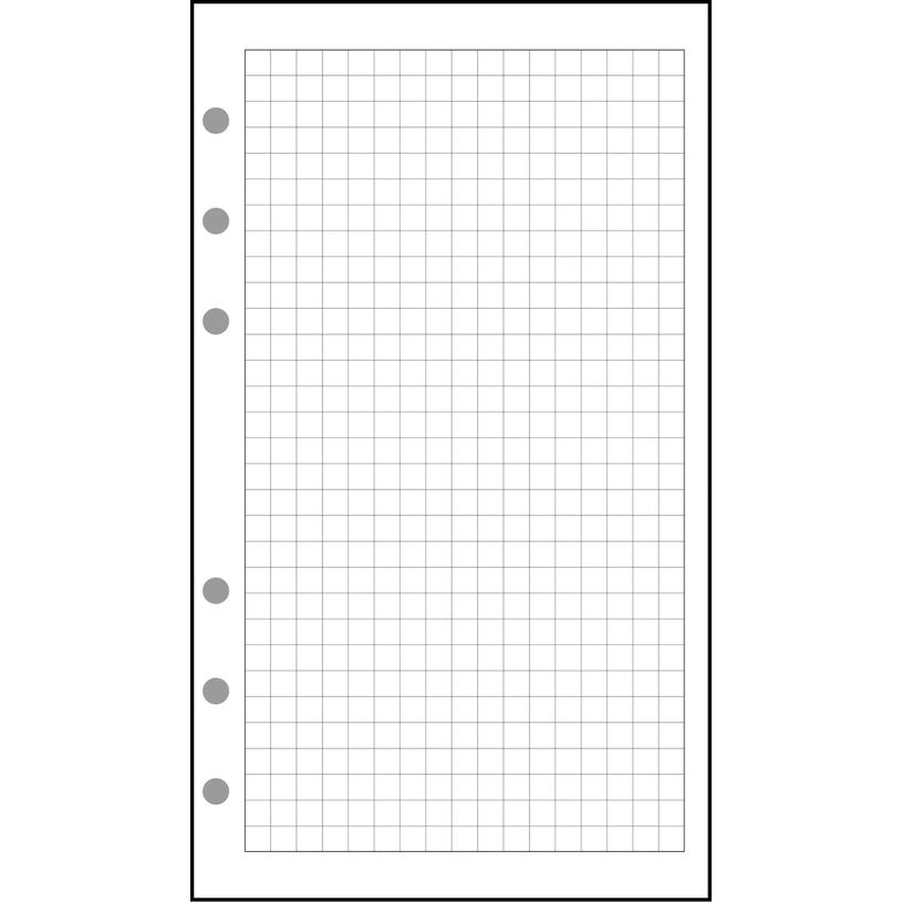 3130630181118-Exacompta Exatime 17 - Recharge pour organiseur - 44 feuilles quadrillées 5x5 - 10,5 x 17,2 cm--0