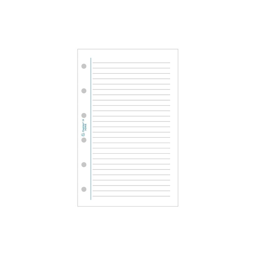 3130630182412-Exacompta Exatime 17 - Recharge pour organiseur - travers ligné blanc - 10,5 x 17,2 cm--0