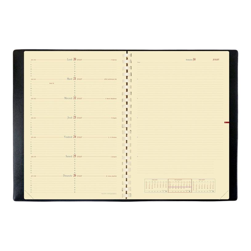 3371010161539-Quo Vadis - Agenda spiralé Impala Note 29 avec répertoire - 1 semaine sur 2 pages - 21 x 29-P_184104_1-3