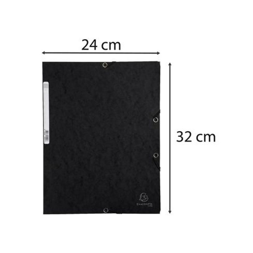 0000018555011-Exacompta Nature Future - Carpeta de 3 solapas - para A4 - capacidad: 250 hojas - negro moteado--2