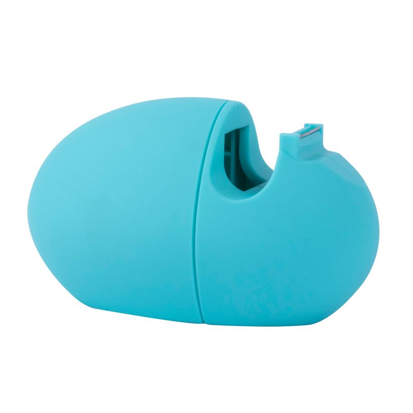 8410782188513-Dévidoir de ruban adhésif turquoise avec lame protégée et texture douce pour rubans de 19 mm × 33 --1