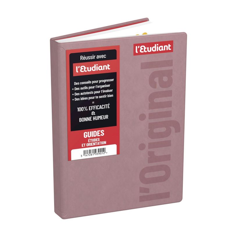 3147281939012-Agenda L'Étudiant gommé PVC - 1 jour par page - 15 x 20 cm - disponible dans différentes c-P_193901_5-3