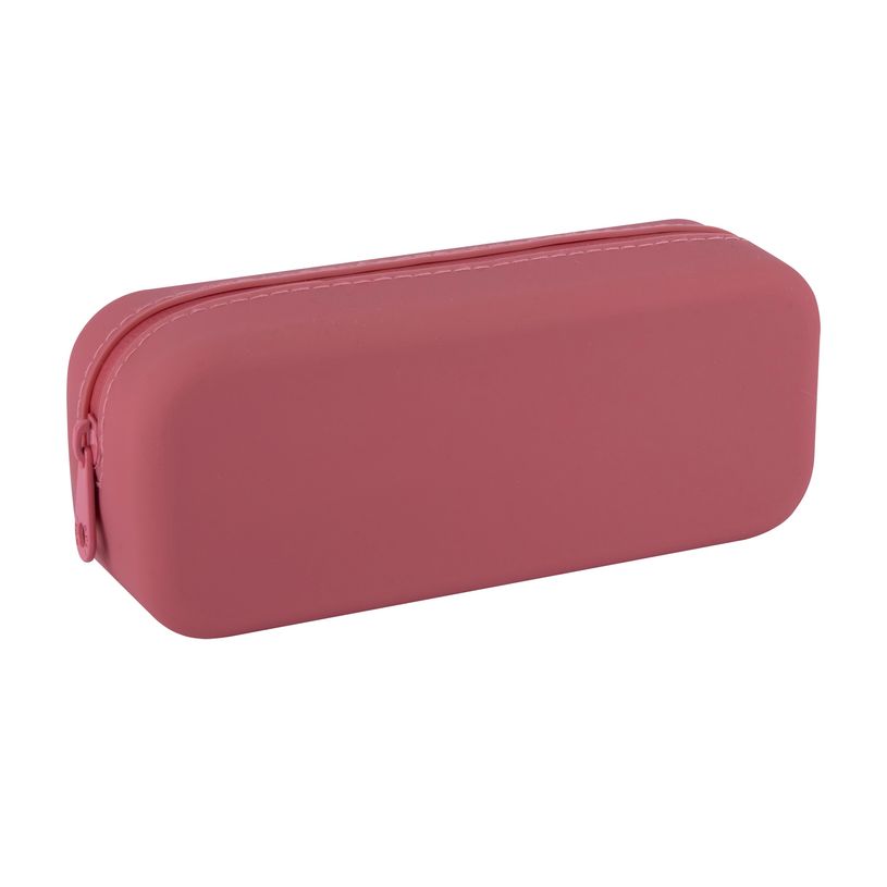 8410782195245-Trousse silicone vieux rose Up North avec zip imperméable - design épuré et entretien facile--0