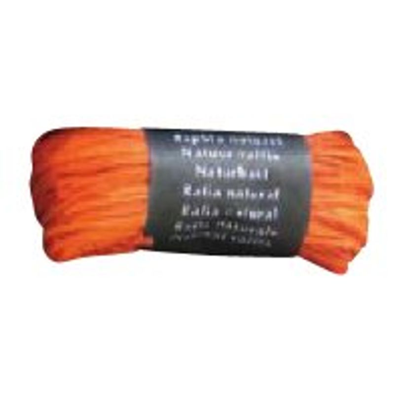 3065501960588-Maildor - Pelote de raphia naturel - ruban d'emballage 50 g - orange-P_196058_1-0