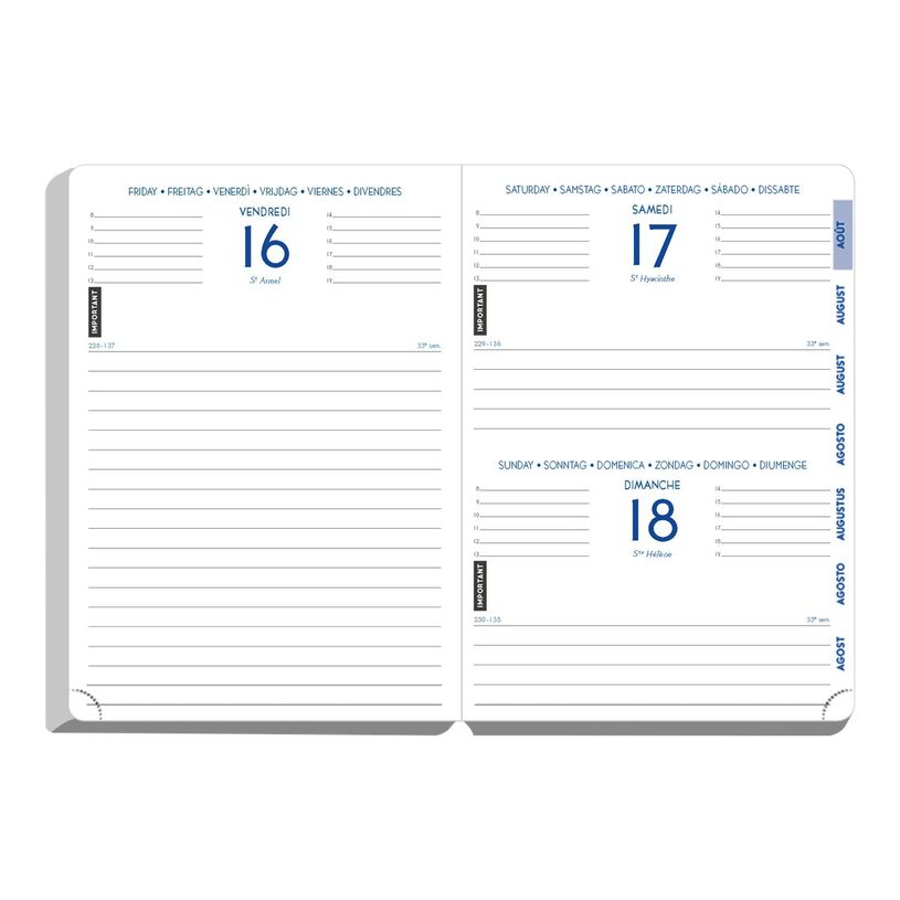 3660942000024-Agenda Winner - 1 jour par page - 12 x 17 cm - disponible dans différentes couleurs - Exaco-P_2018412_1-9