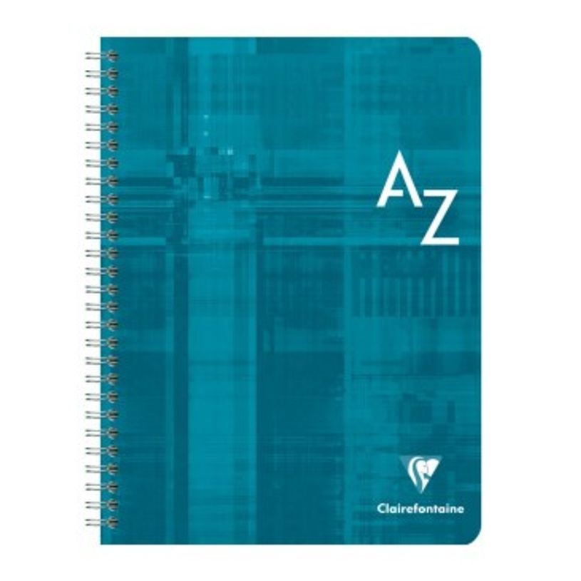 3329680894905-Clairefontaine - Répertoire à spirale 17 x 22 cm - 100 pages - petits carreaux (5x5 mm) - disponible dans diff--1