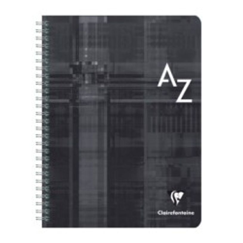 3329680894905-Clairefontaine - Répertoire à spirale 17 x 22 cm - 100 pages - petits carreaux (5x5 mm) - disponible dans diff--2