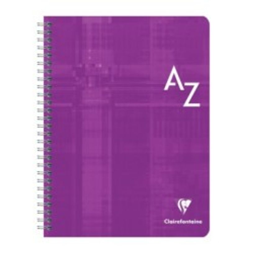 3329680894905-Clairefontaine - Répertoire à spirale 17 x 22 cm - 100 pages - petits carreaux (5x5 mm) - disponible dans diff--4