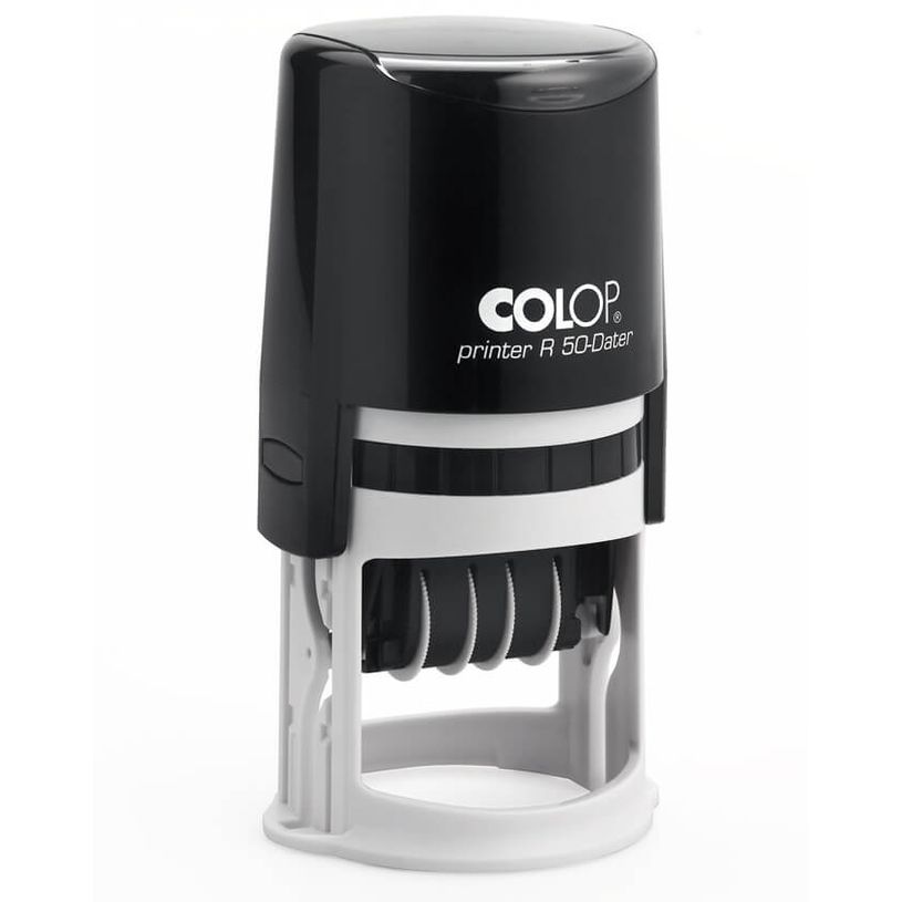 0000002095011-Colop Printer R50 - Tampon dateur personnalisable - 8 lignes - format rond-P_209501_1-0