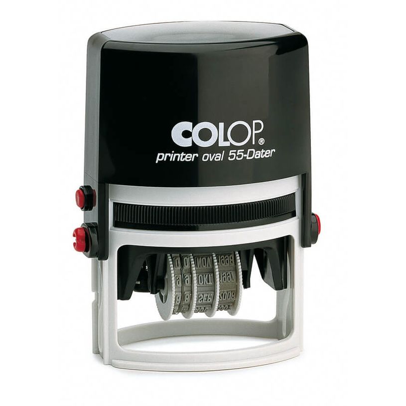 0000002095516-Colop Printer Oval 55 - Tampon dateur personnalisable - 5 lignes - format oval-P_209551_1-0