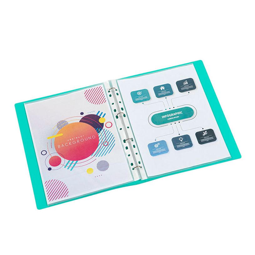 3135250209839-Viquel Propyglass - Classeur à anneaux - Dos 25 mm - A4 - disponible dans différentes couleurs--15