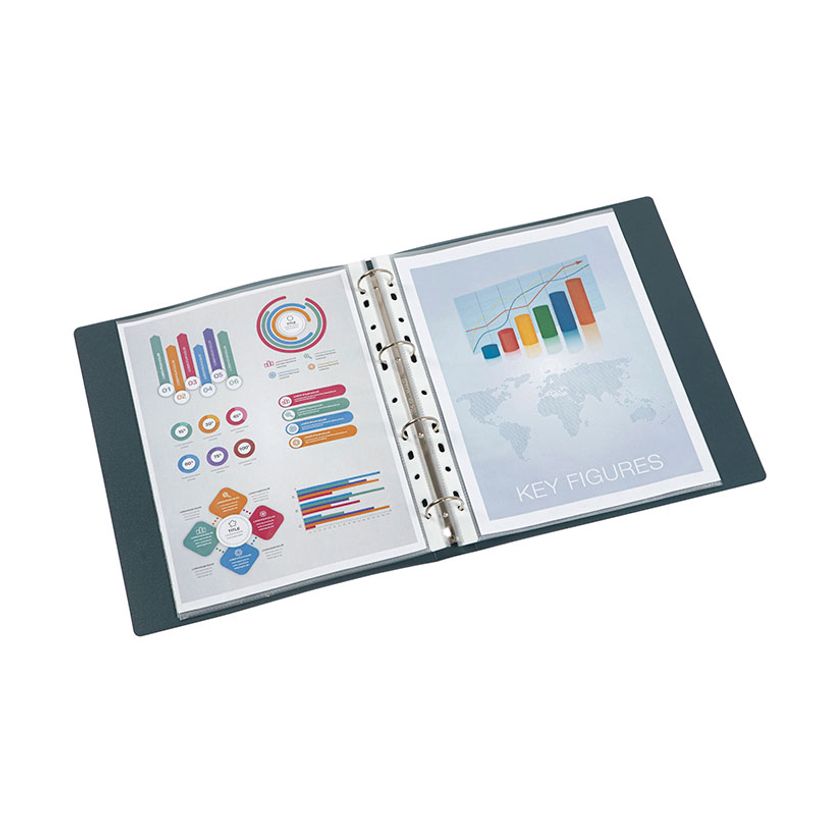 3135252180839-Viquel Propyglass - Classeur à anneaux - Dos 35 mm - A4 - disponible dans différentes couleurs--12