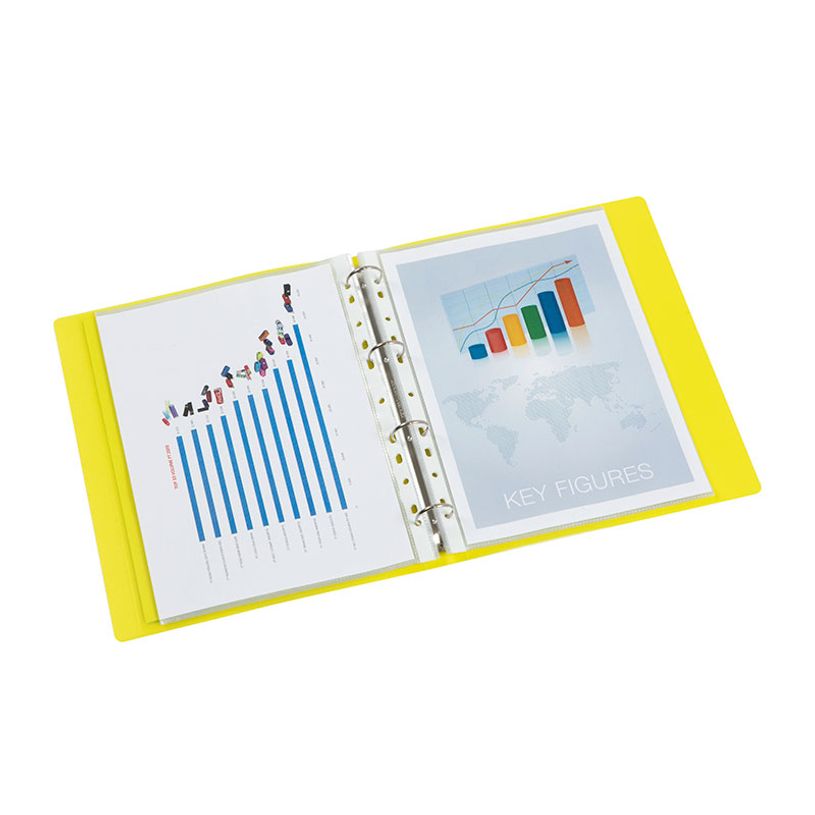 3135252181393-Viquel Propyglass - Classeur à anneaux personnalisable - Dos 35 mm - A4 - disponible dans différentes--9