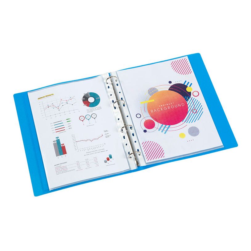 3135252181393-Viquel Propyglass - Classeur à anneaux personnalisable - Dos 35 mm - A4 - disponible dans différentes--3