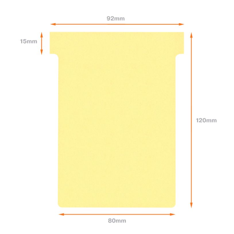 3147330068793-Nobo - 100 Fiches en T - Taille 3 - jaune-P_2203004_3-2