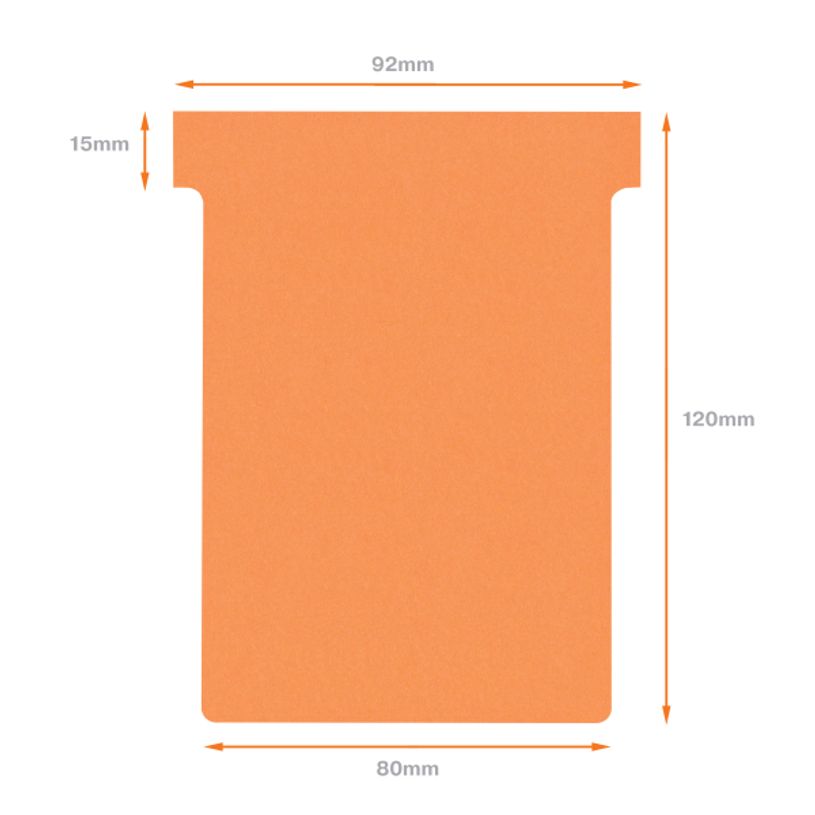 3147330068830-Nobo - 100 Fiches en T - Taille 3 - orange-P_2203009_3-2