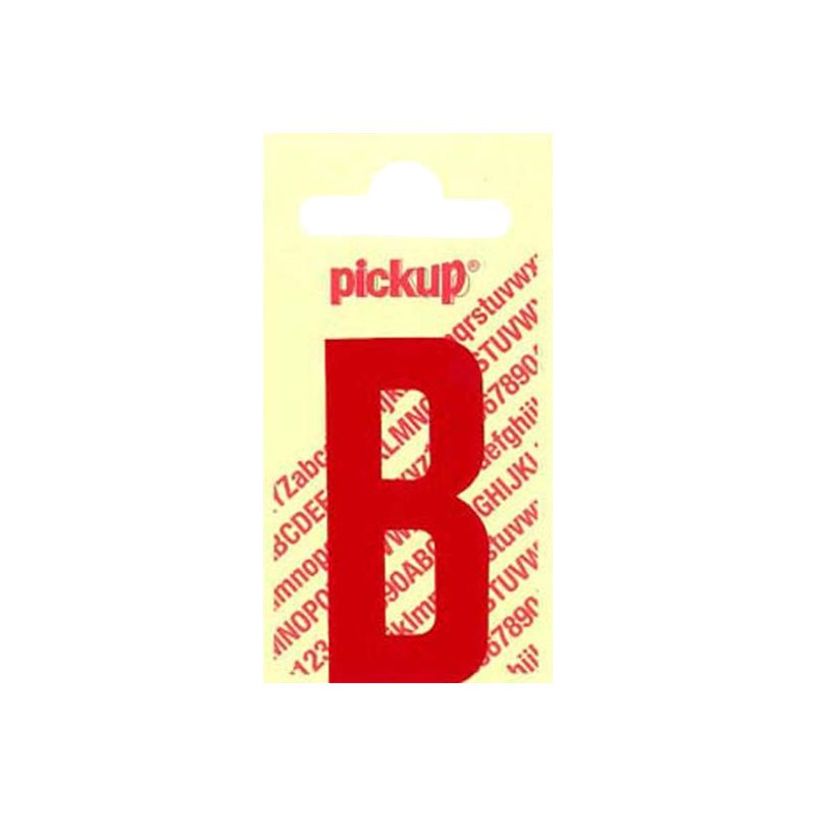 0400002230052-Pickup - Étiquette autocollante - 90 mm - Lettre B - rouge brillant-P_223005_1-0