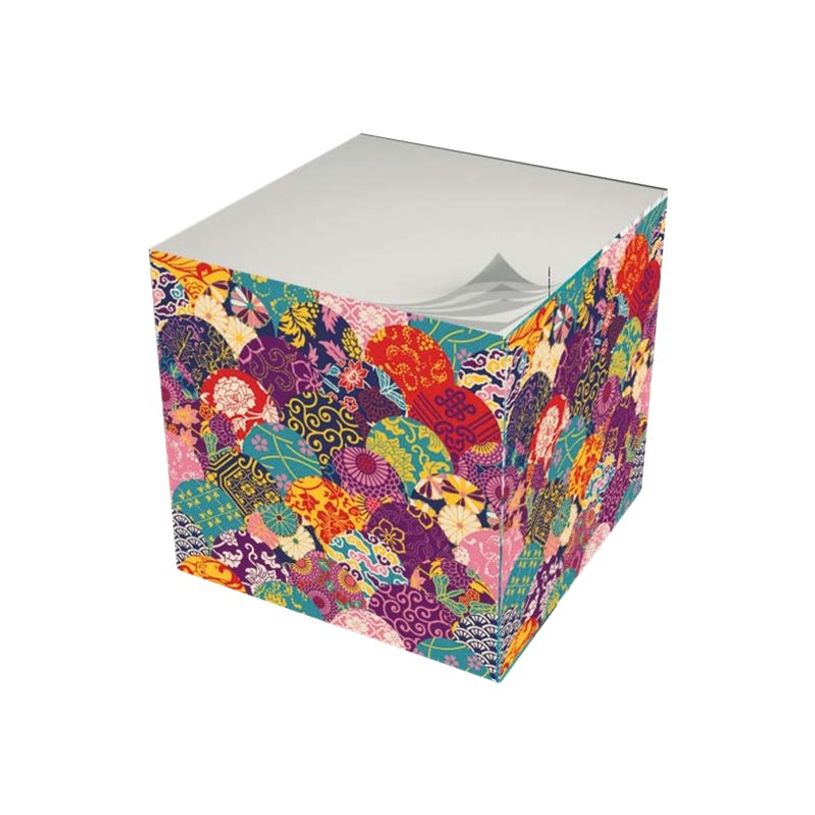 3371010503490-Quo Vadis - Bloc cube - Fantaisie - Multicolore - 9x9x8 cm - Papier Clairefontaine blanc - F-P_2343920_2-5