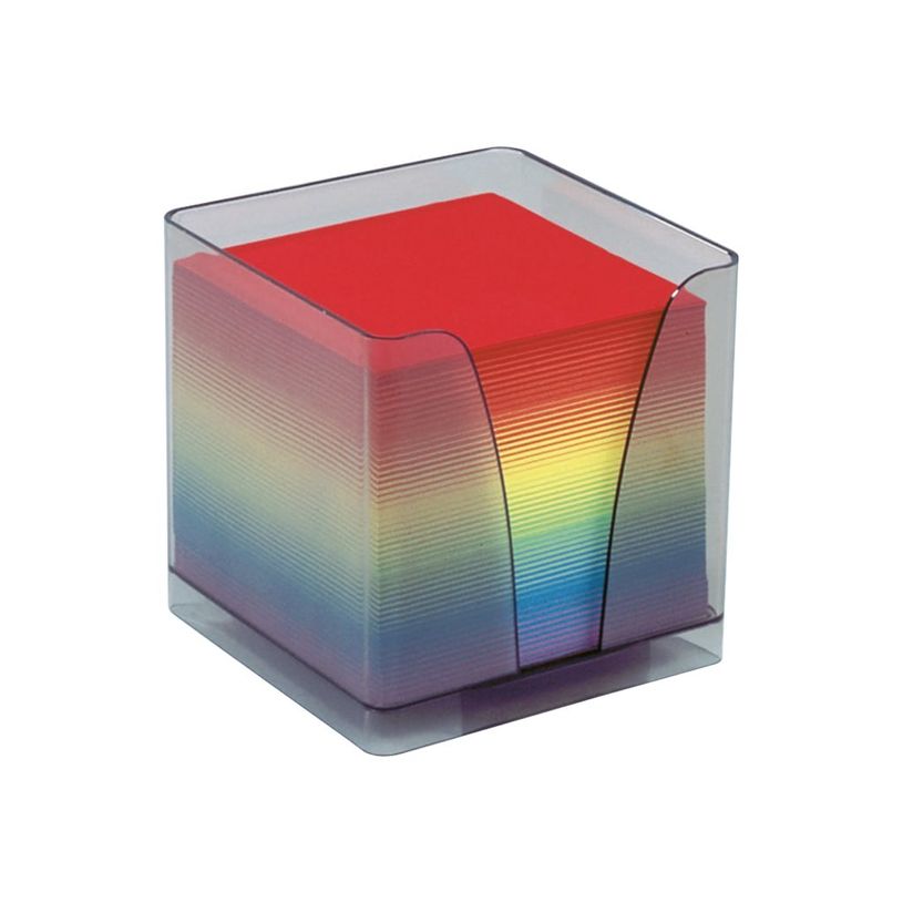 3371010533114-Quo Vadis - Bloc Cube avec support plexi - arc en ciel -P_2343950_2-0