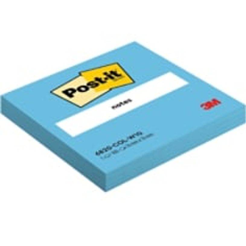 4046719506446-Bloc Notes Post-it Couleurs Assorties 76 mm x 76 mm 100 Feuilles--2