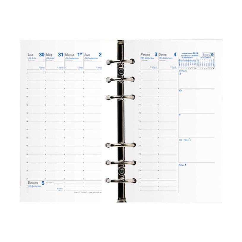 3371010118984-Quo Vadis - Recharge Organiseur - 2026-2027 - Timer 17 Planing - Semainier Planning - Français - 16 mois de septem-P_247001_3-1