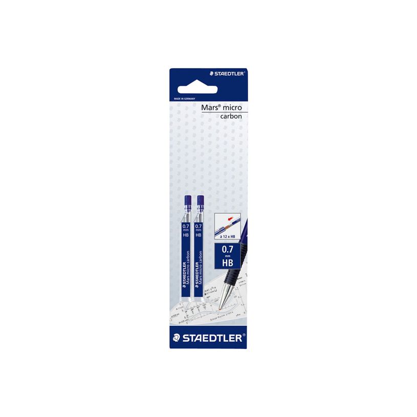 4007817250297-STAEDTLER Mars micro carbon - Mine de crayon - HB - 0.7 mm - pour graphite 779-P_250372_1-1